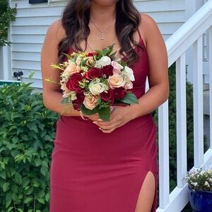 Cranberry La Femme classic prom gown size 12